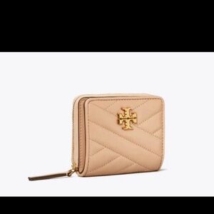 Tory Burch Tan Quilted Wallet